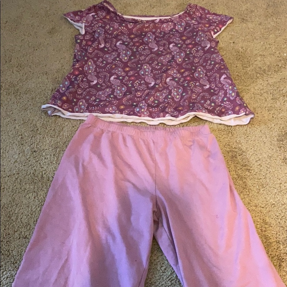 purple pajama set by american girl